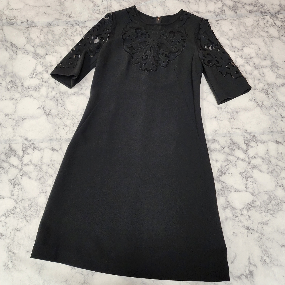 Dolce & Gabbana Floral Cutout Cocktail Dress